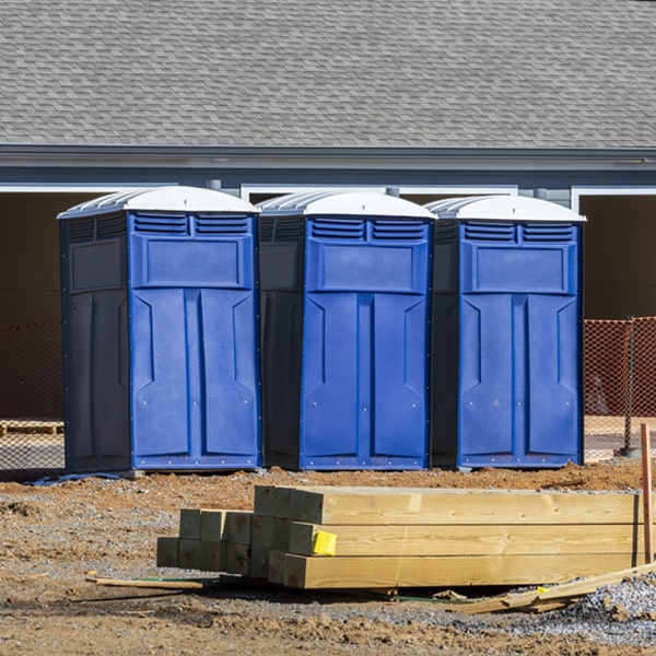 is there a specific order in which to place multiple porta potties in Tererro New Mexico